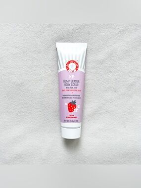 First Aid Beauty KP Bump Eraser Body Scrub - Fresh Strawberry - Pink